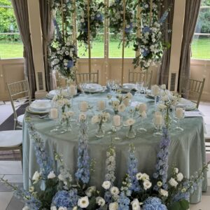 IMG_4398 Obrus welurowy okrągły szałwiowy <br/> śr. 330 cm