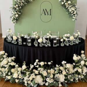 IMG_4424 Obrus welurowy okrągły czarny <br/> śr. 330 cm