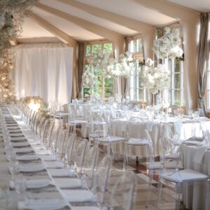 IMG_9603 Obrus welurowy okrągły ivory / śmietanka <br/> śr. 330 cm