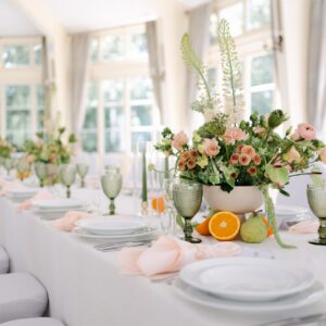 M21A1450 Ceramiczna misa naczynie na niskie kompozycje kwiatowe