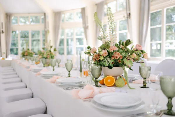 M21A1450 Ceramiczna misa naczynie na niskie kompozycje kwiatowe