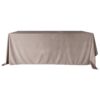 Obrus welurowy, prostokątny w kolorze brudnego różu / dusty pink 240 cm x 280 cm
