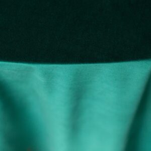 but. zielen 3 Obrus welurowy okrągły butelkowa zieleń <br/> śr. 330 cm