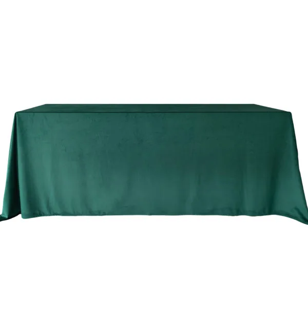 butelkowa zielen 1 Obrus welurowy butelkowa zieleń <br/> 240 x 280 cm