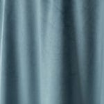 Obrus welurowy, okrągły w kolorze dusty blue o średnicy 330 cm - obrazek 2