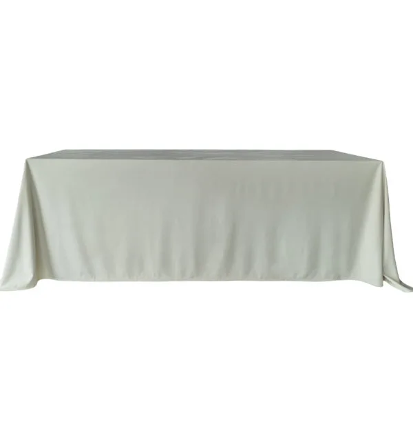 ivory 1 Obrus welurowy ivory / śmietanka <br/> 240 x 280 cm