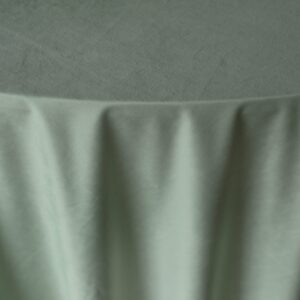 szałwia 2 (1) Obrus welurowy okrągły szałwiowy <br/> śr. 330 cm