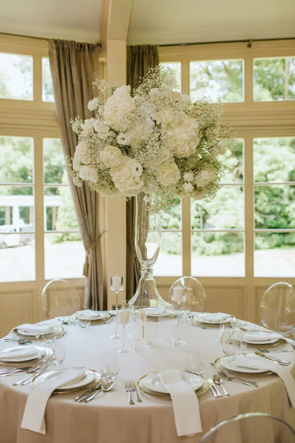 tlokinia_7.062 Obrus welurowy okrągły jasny beż <br/> śr. 330 cm