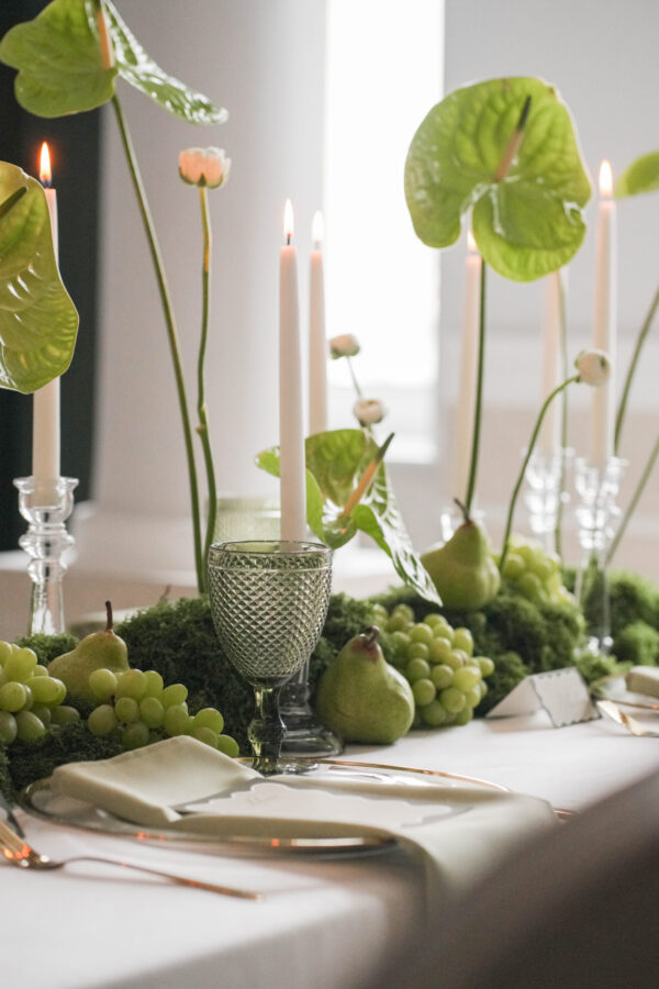 DSC05518 Kielich zielony kryształowy