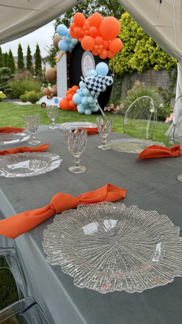 IMG_4203 Podtalerz przezroczysty akrylowy liść, kwiatek