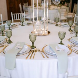 M21A5688 Kielich zielony kryształowy