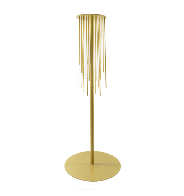 Nowoczesny złoty stojak z soplami (wys. 100 cm)
