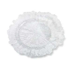 produkt-5.5 Podtalerz przezroczysty akrylowy liść, kwiatek