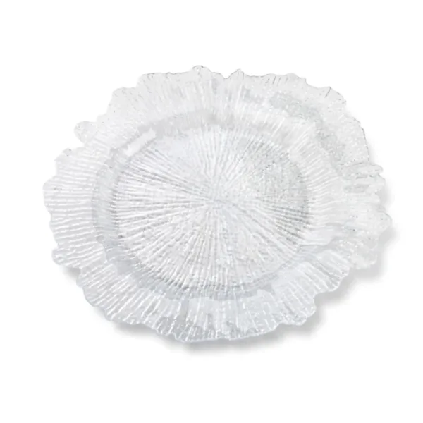 produkt-5.5 Podtalerz przezroczysty akrylowy liść, kwiatek