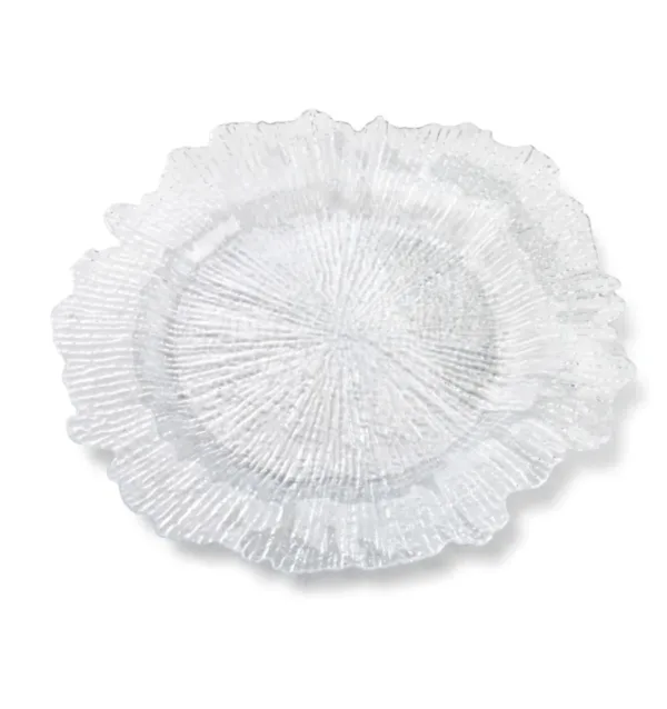 Podtalerz przezroczysty akrylowy liść, kwiatek