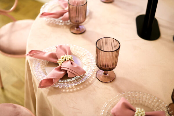 Serweta bankietowa - brudny róż