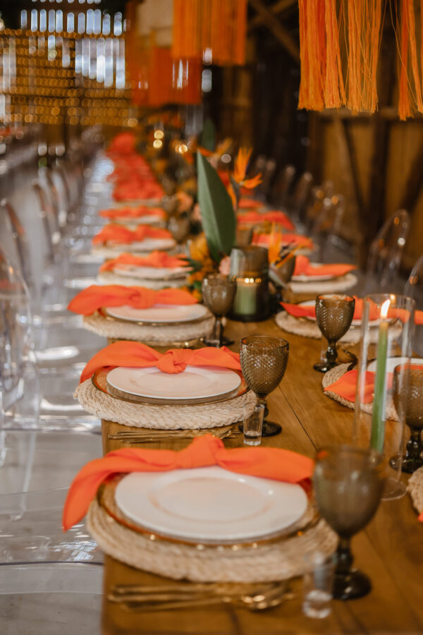 IMG_3155 Serweta bankietowa - pomarańcz