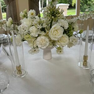 IMG_4752 Ceramiczna misa naczynie na ryflowanej nóżce na niskie kompozycje kwiatowe