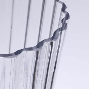 Screenshot Dwustronny szklany wazon ryflowany