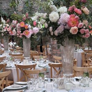 IMG_9450 Dwustronny szklany wazon ryflowany