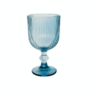 Kielich niebieski ryflowany