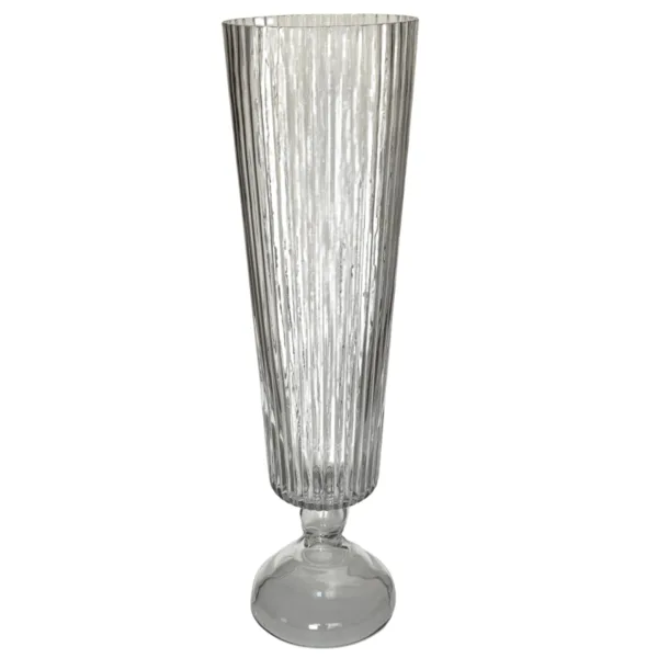 Zdjęcie produktu 15 Dwustronny szklany wazon ryflowany