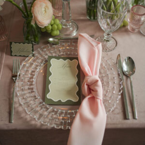 DSC05814 Szklany podtalerz vintage z plecionym brzegiem