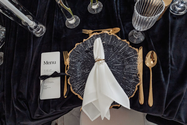 0032-Miedziana_Perła Złota obrączka / pierścień na serwety z perłami