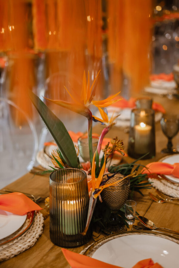 IMG_3427 Zielony ryflowany wazon / świecznik