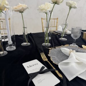 IMG_9034 Cylindryczny szklany wazon na pojedynczy kwiat