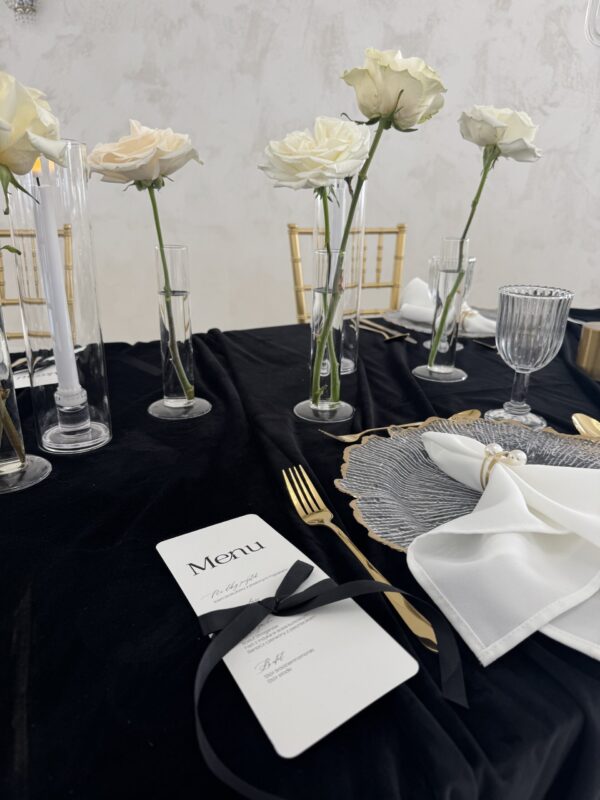 IMG_9034 Cylindryczny szklany wazon na pojedynczy kwiat