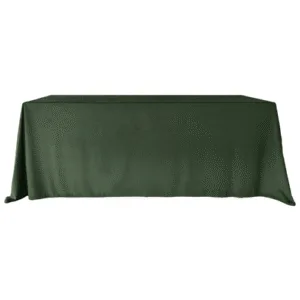 LESNA ZIELEN OBRUS PROSTOKATNY #1 Obrus welurowy oliwka / leśna zieleń <br/> 240 x 280 cm