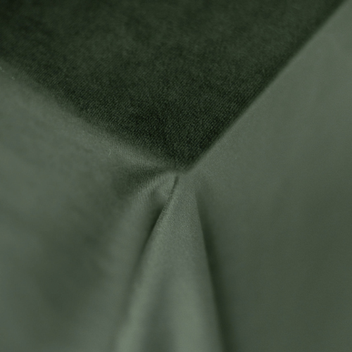 LESNA ZIELEN OBRUS PROSTOKATNY #2 Obrus welurowy, prostokątny w kolorze leśnej zieleni 240 cm x 280 cm