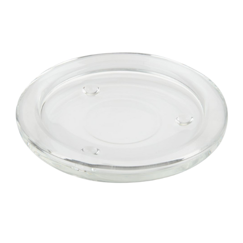 SZKLANA PODSTAWKA #1 Szklana podstawka pod świecę