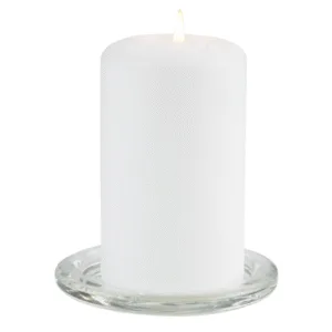 SZKLANA PODSTAWKA #2 Szklana podstawka pod świecę